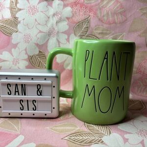 Rae Dunn Green Stay At Home Mug